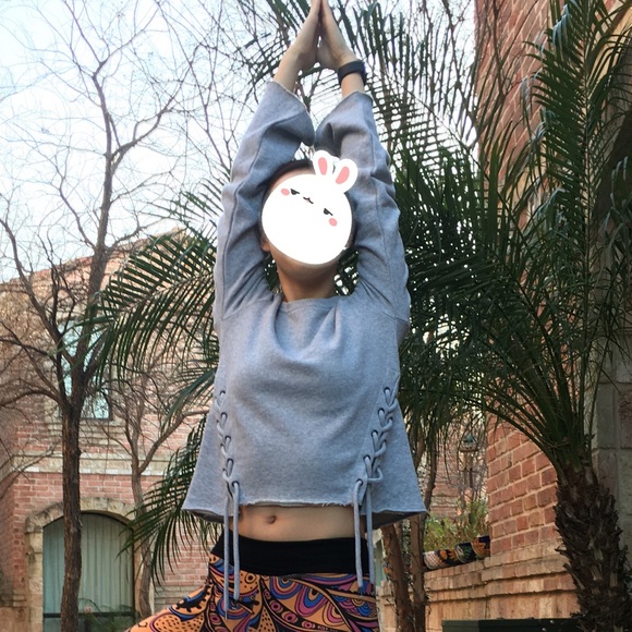 Betsey Johnson Yoga Pullover Sweatshirt - Picture 6 of 8